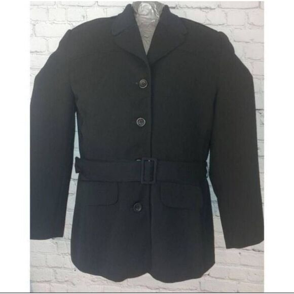 Flair Sport VINTAGE Women's Size 14 Black 100% Polyester Blazer. - Picture 1 of 6